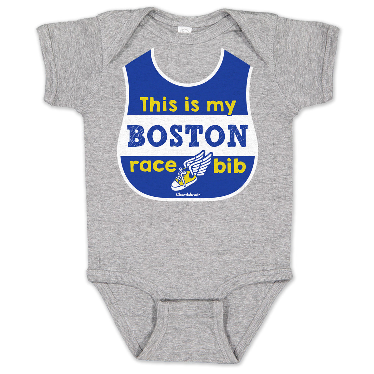 My Boston Race Bib Infant One Piece