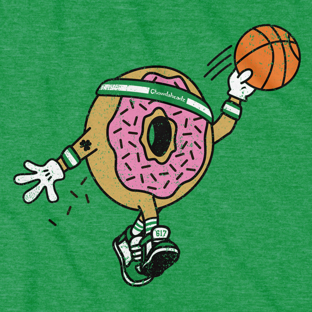 Dunking Doughnut T-Shirt - Chowdaheadz