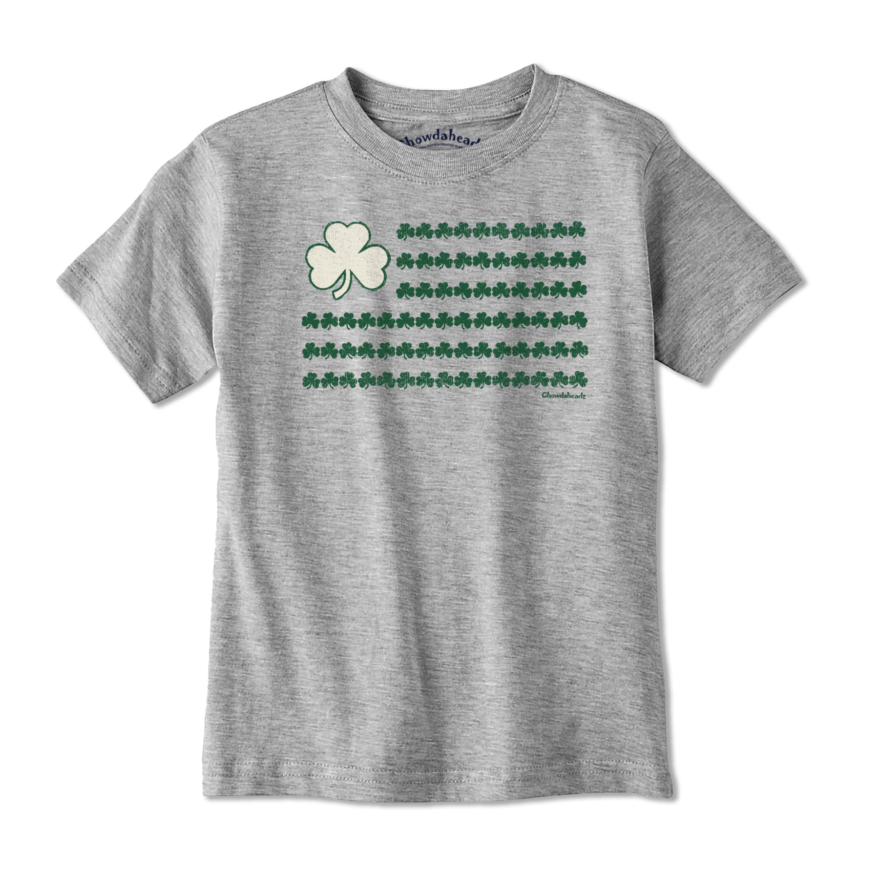 Irish Nation Shamrock Flag Youth T-Shirt - Chowdaheadz
