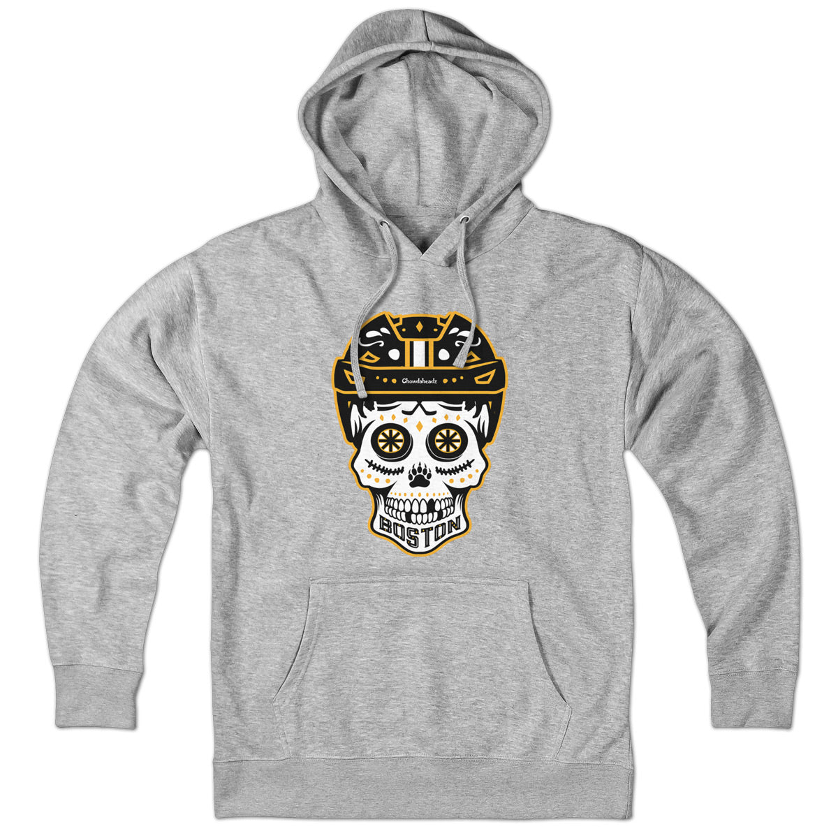 Boston Black And Gold Dead Head Hoodie - Chowdaheadz