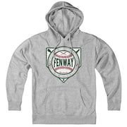 Sweet Caroline Dirty Water Fenway Hoodie — hoodie flat lay in Gray