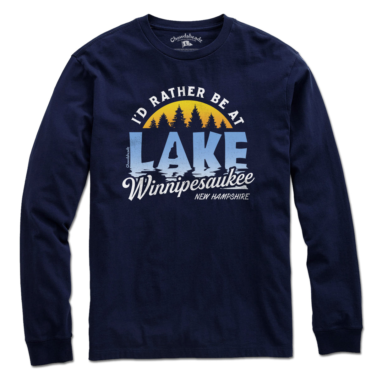 I'd Rather Be at Lake Winnipesaukee T-Shirt - Chowdaheadz