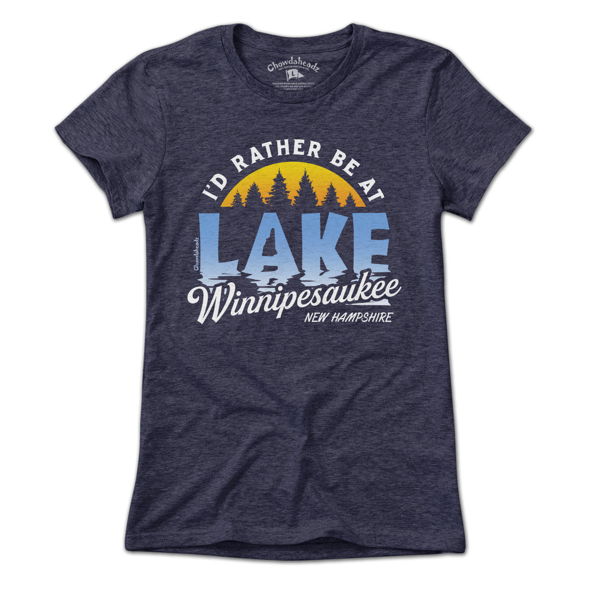 I'd Rather Be at Lake Winnipesaukee T-Shirt - Chowdaheadz