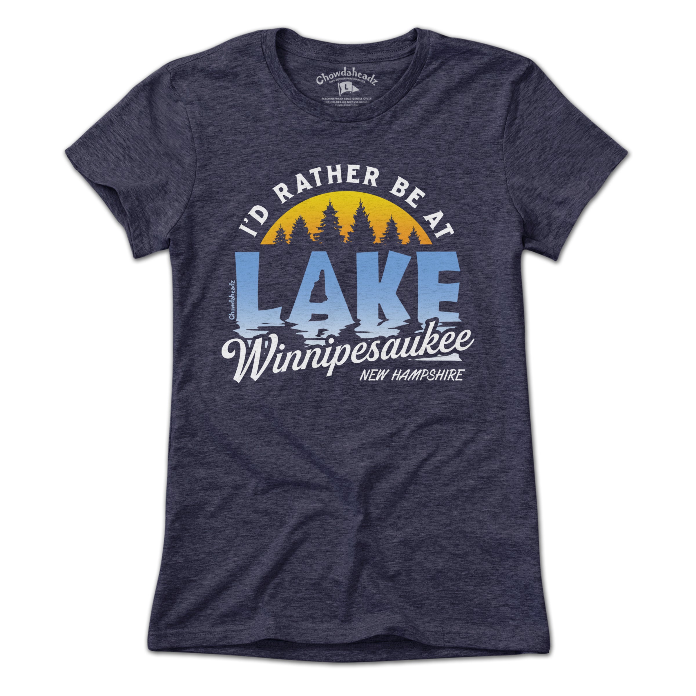 I'd Rather Be at Lake Winnipesaukee T-Shirt - Chowdaheadz
