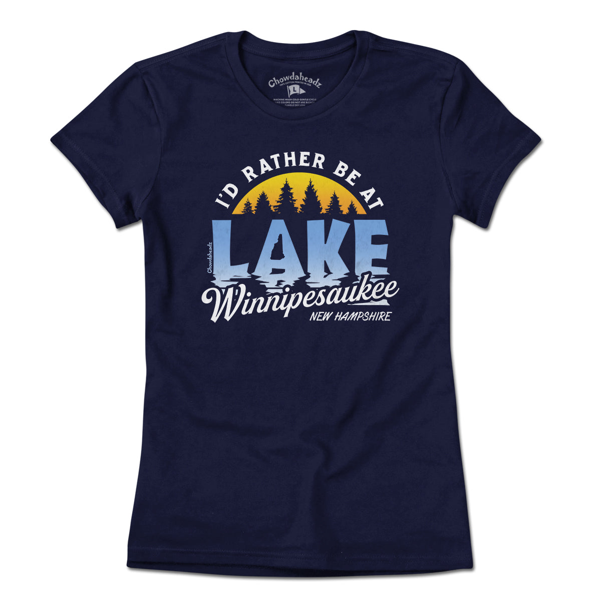 I'd Rather Be at Lake Winnipesaukee T-Shirt - Chowdaheadz