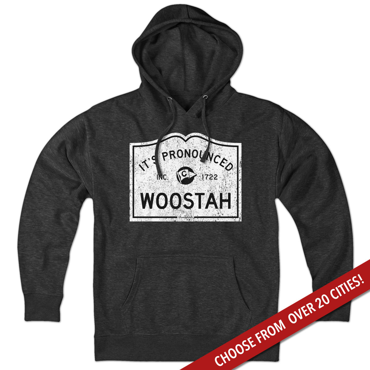 It's Pronounced... City Sign Hoodie - Chowdaheadz