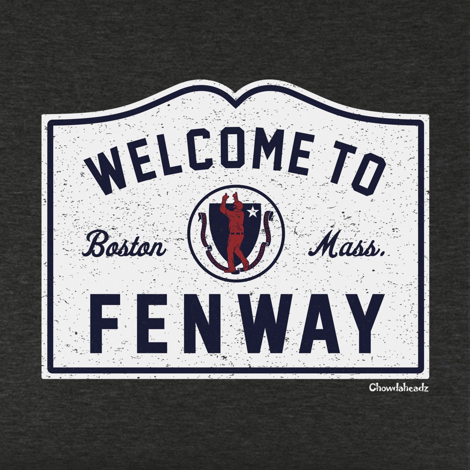 Welcome To Fenway Sign Youth T-Shirt - Chowdaheadz