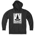 Salem MA Witch Hat Sign Hoodie - Chowdaheadz