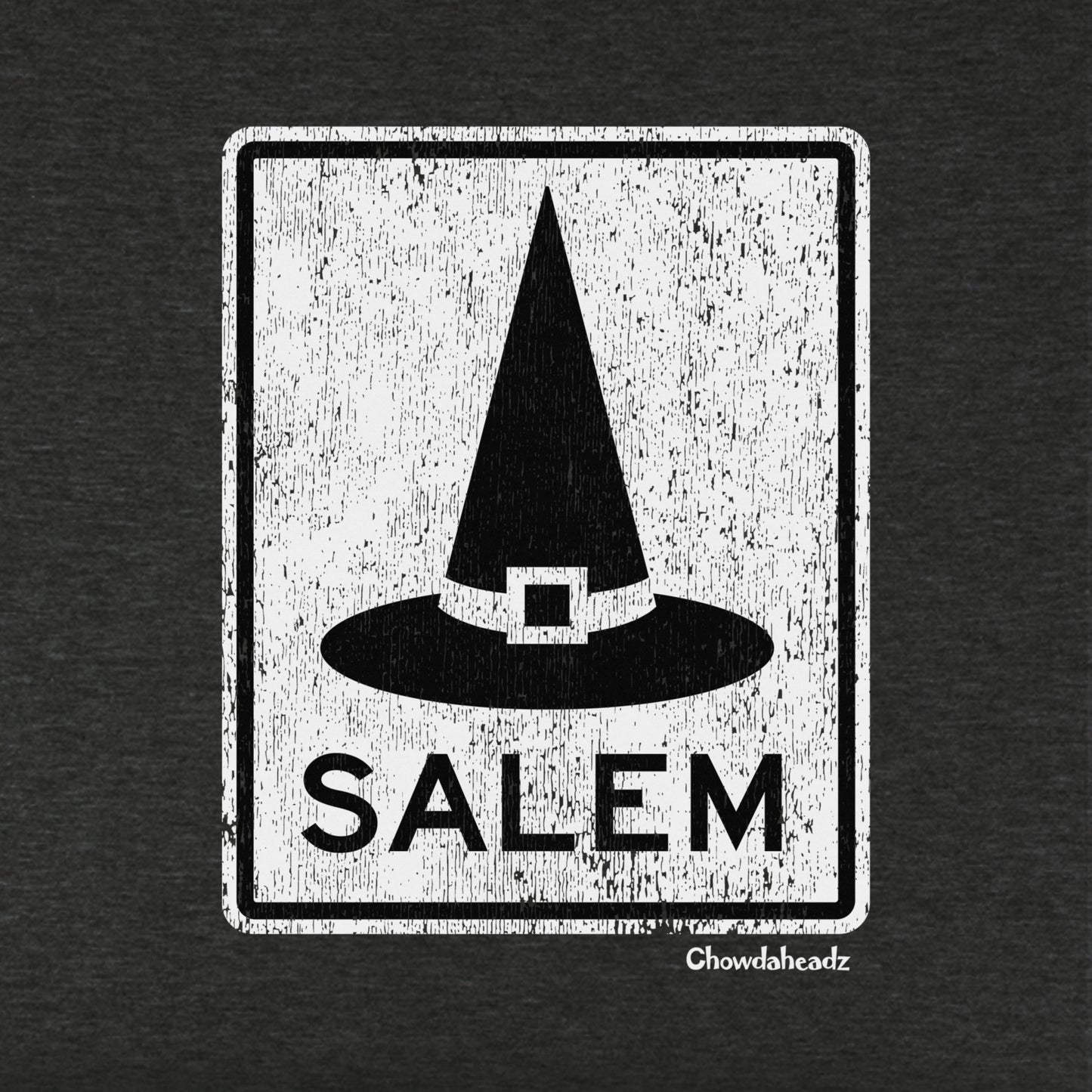 Salem MA Witch Hat Sign Youth Hoodie - Chowdaheadz