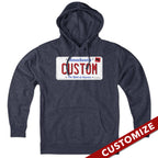 Custom Massachusetts License Plate Hoodie