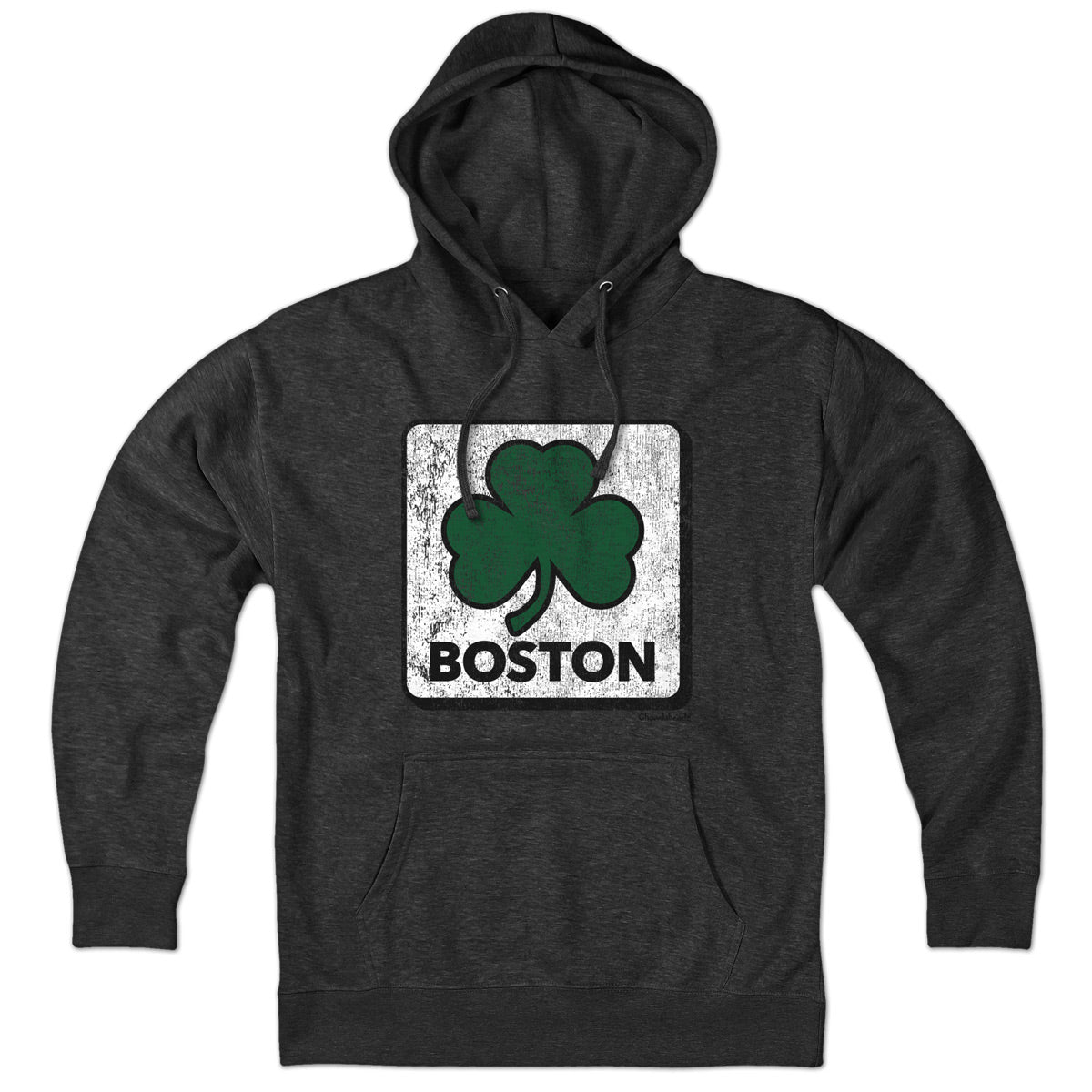 Vintage Shamrock Sign Hoodie - Chowdaheadz