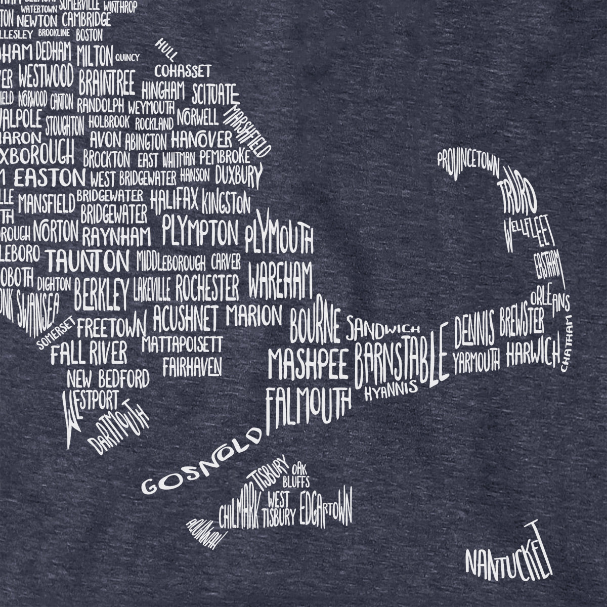 Massachusetts Cities & Towns Hoodie - Chowdaheadz