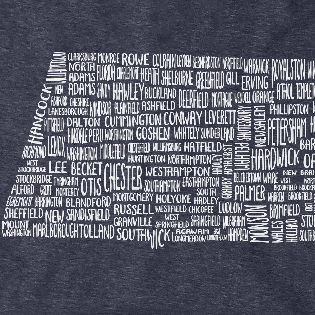 Massachusetts Cities & Towns Hoodie - Chowdaheadz