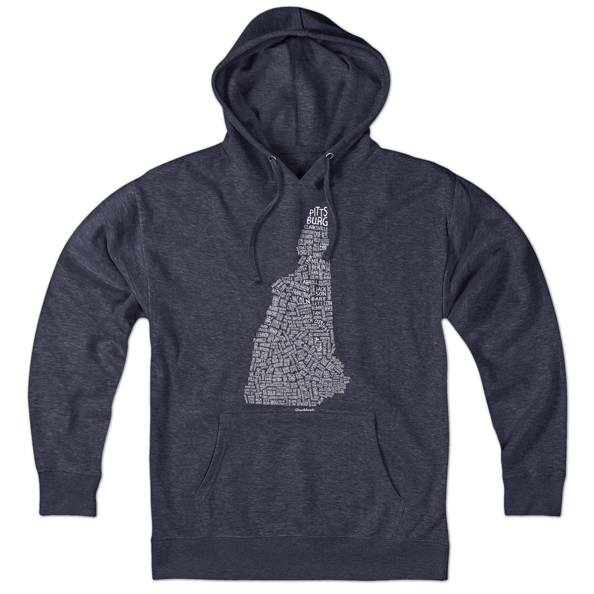 New Hampshire Cities & Towns Hoodie - Chowdaheadz