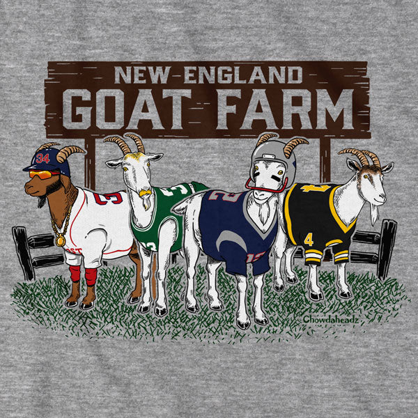 New England GOAT Farm Tailgater Hoodie - Chowdaheadz