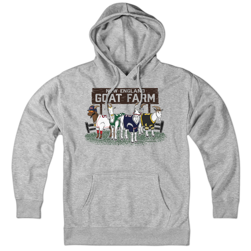 New England GOAT Farm Hoodie - Chowdaheadz