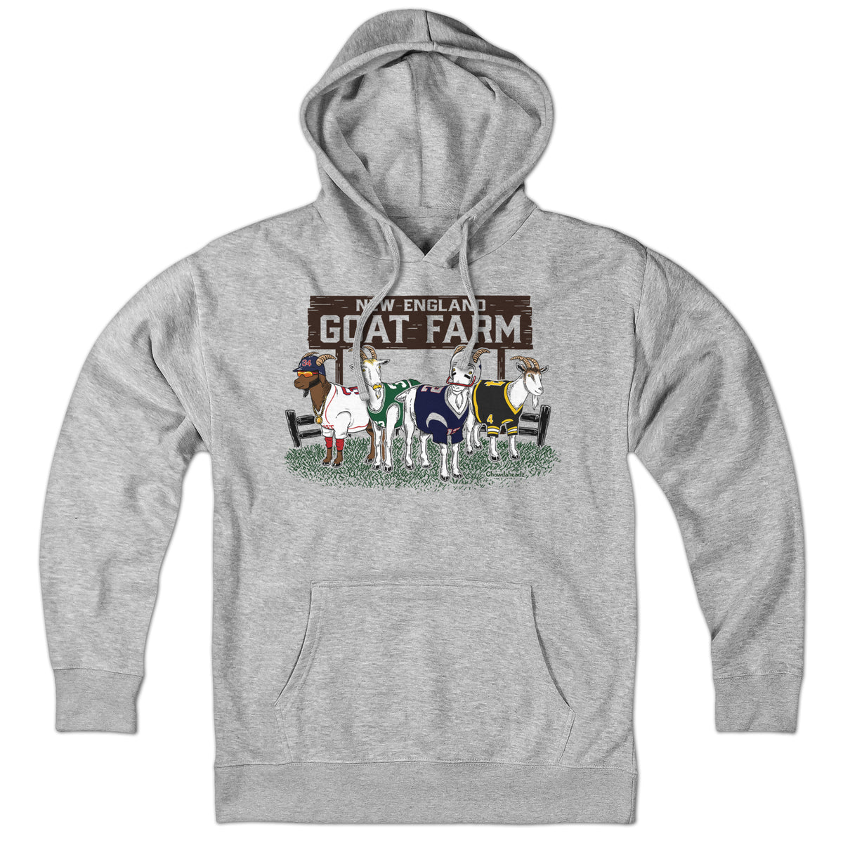 New England GOAT Farm Hoodie - Chowdaheadz