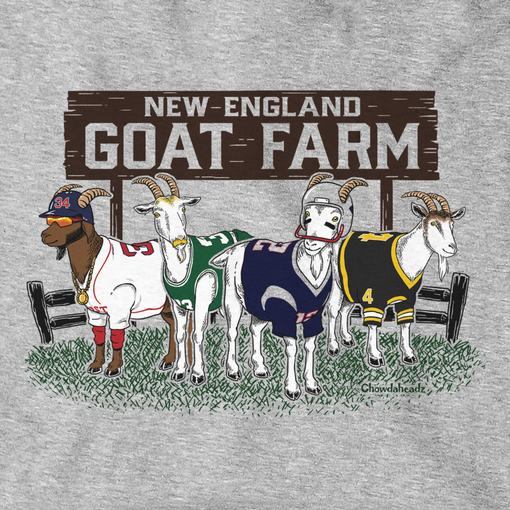 New England GOAT Farm Hoodie - Chowdaheadz