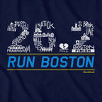 26.2 Run Boston Race Icons T-Shirt