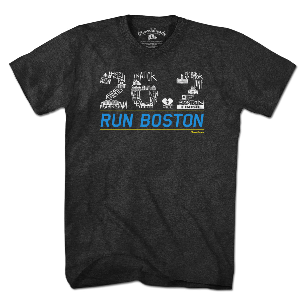 26.2 Run Boston Race Icons T-Shirt