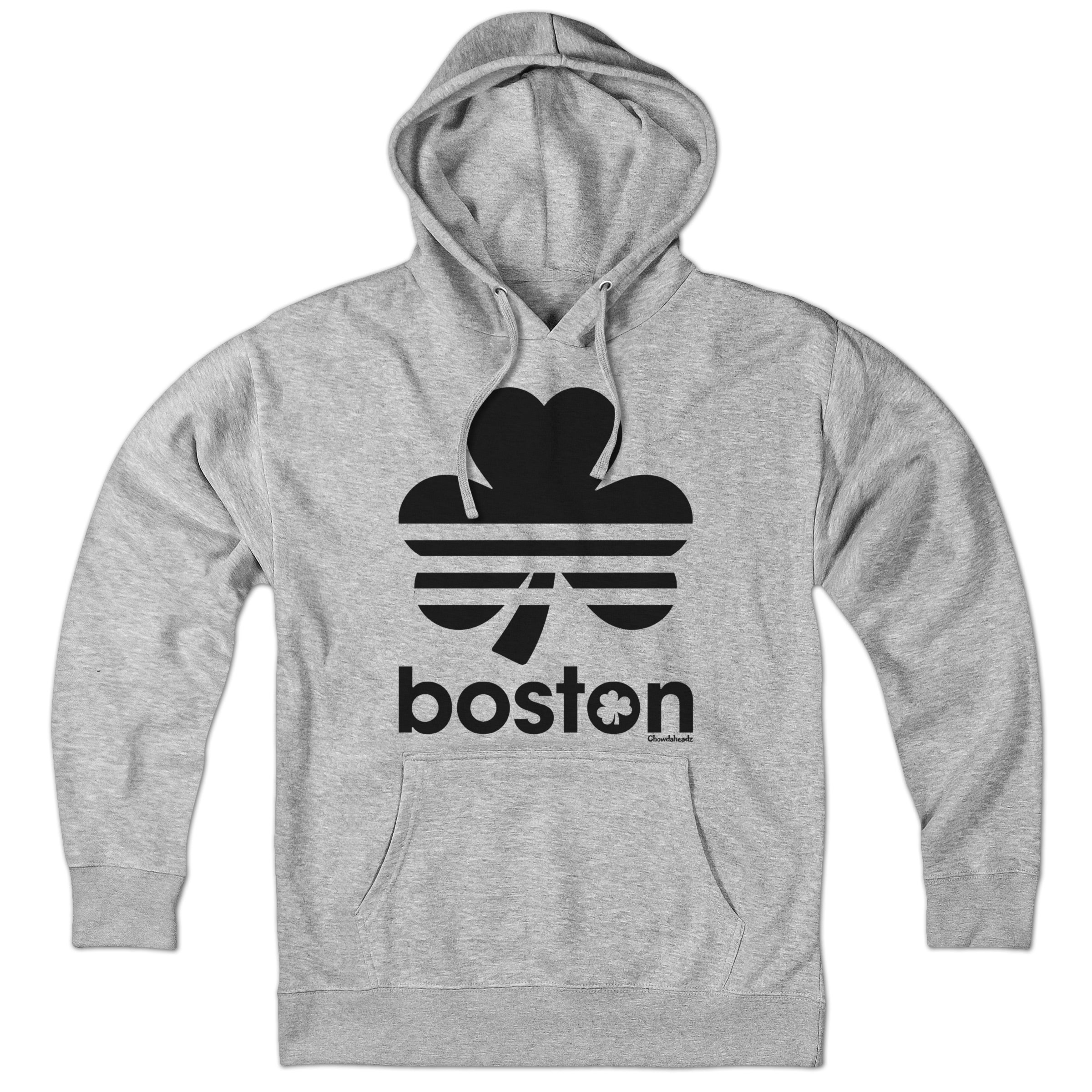 Boston Retro Shamrock Blackout Hoodie
