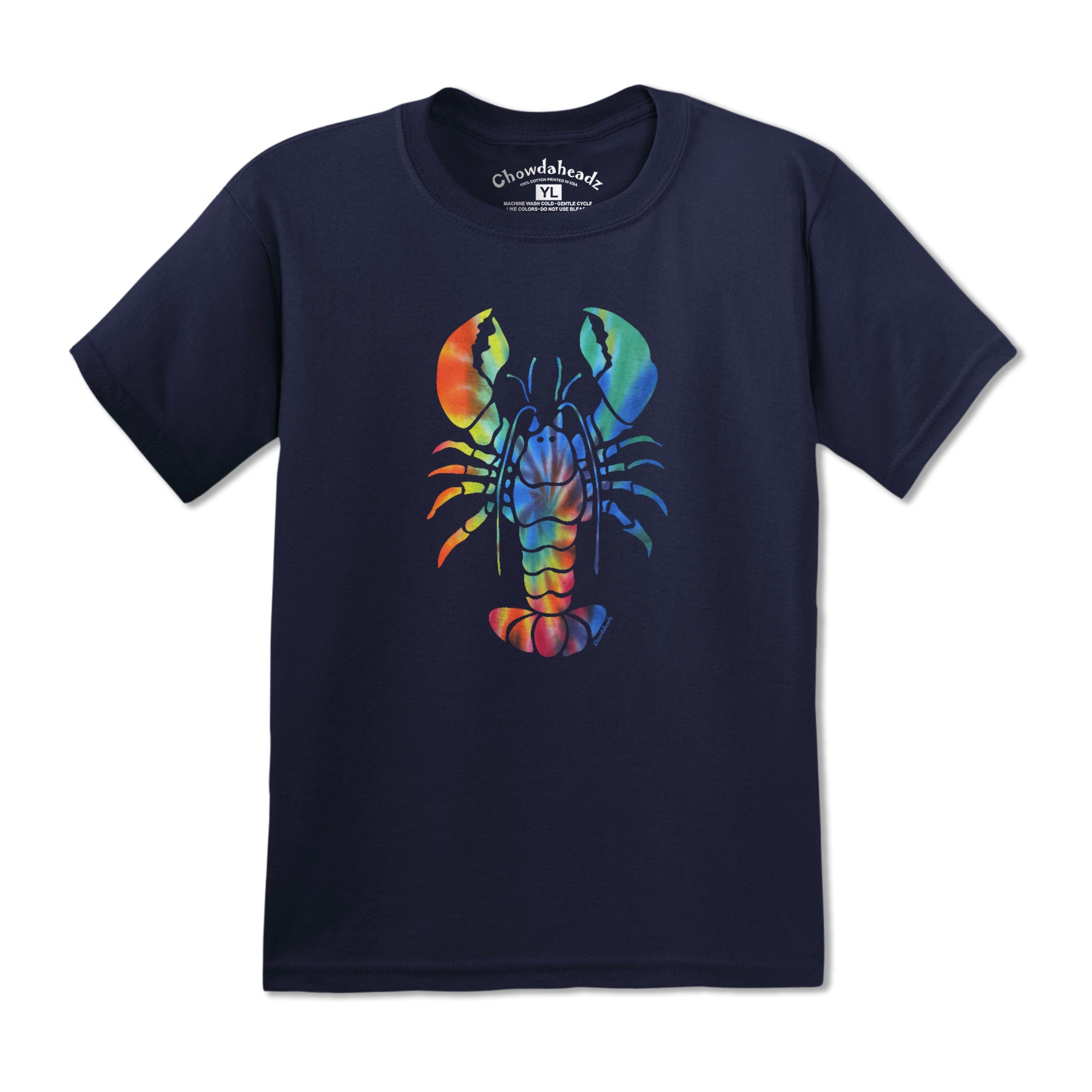 Tie Dye Lobstah Youth T-Shirt - Chowdaheadz