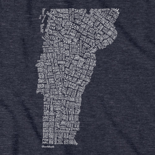 Vermont Cities & Towns Hoodie - Chowdaheadz