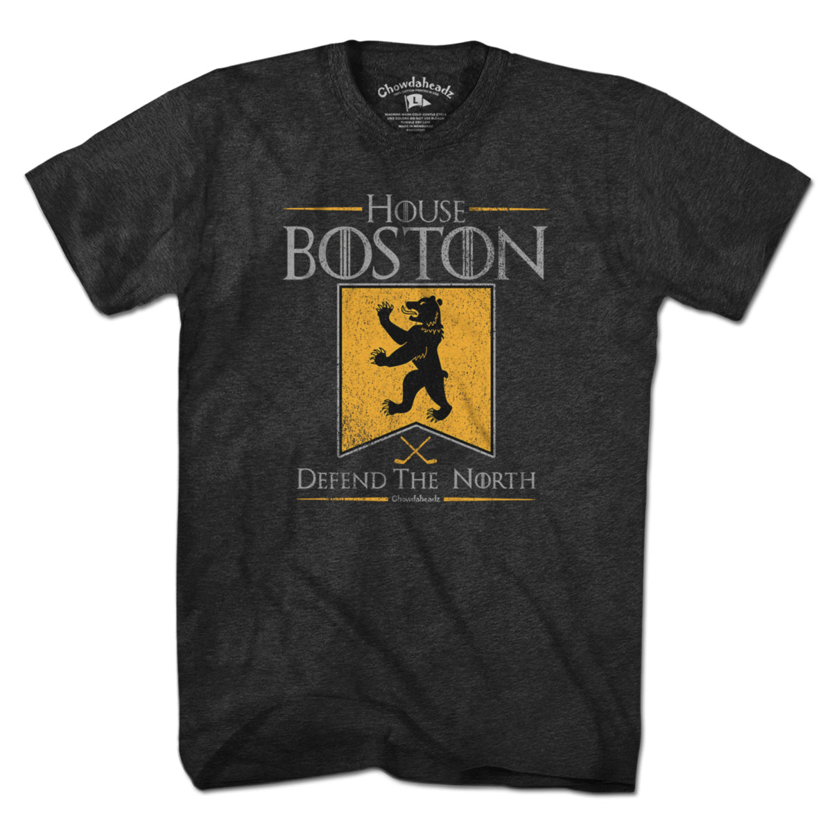 House Boston Bear Banner T-Shirt - Chowdaheadz