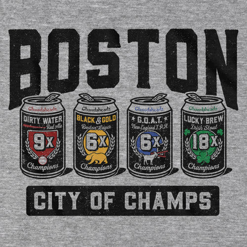 Boston 4 Pack Champions Tailgater Hoodie - Chowdaheadz