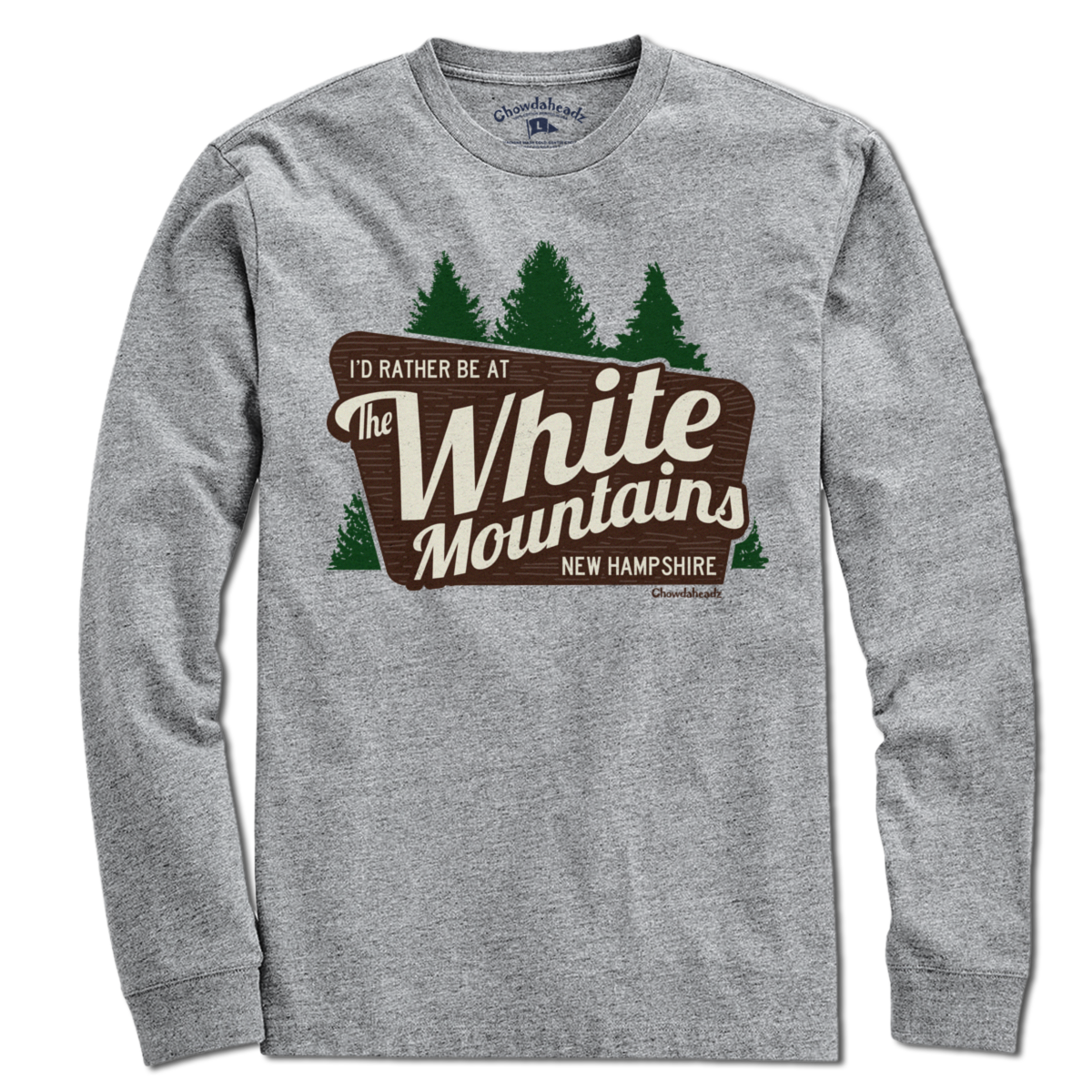 I'd Rather Be At The White Mountains NH T-Shirt - Chowdaheadz