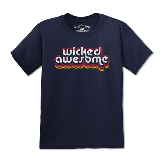 Wicked Awesome Retro Youth T-Shirt - Chowdaheadz