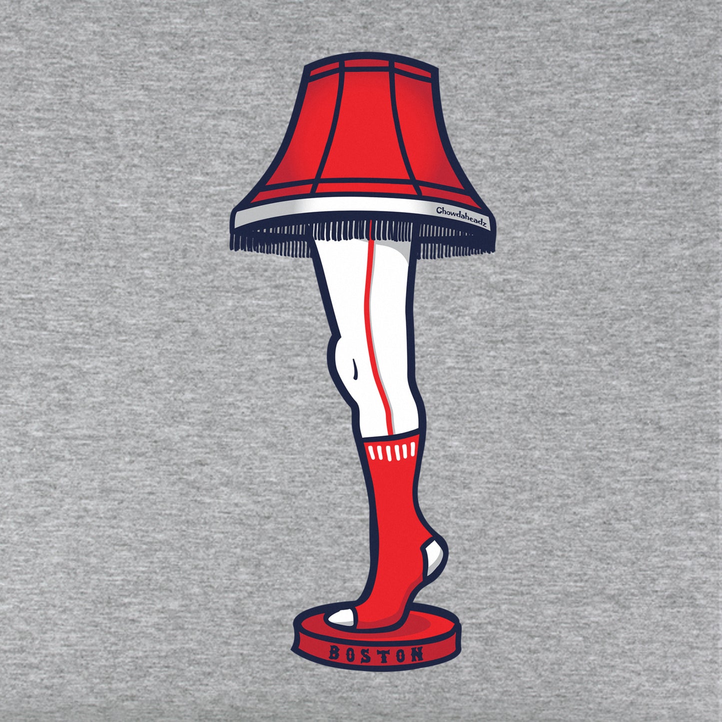 Boston Holiday Leg Lamp Youth T-Shirt - Chowdaheadz