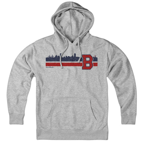 Boston B Baseball Sideline Hoodie - Chowdaheadz