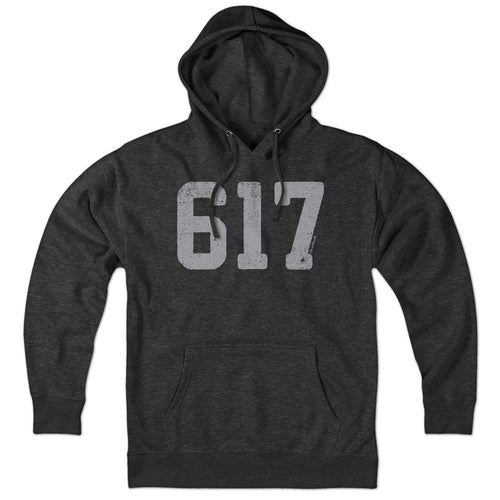 Boston 617 Block Hoodie - Chowdaheadz