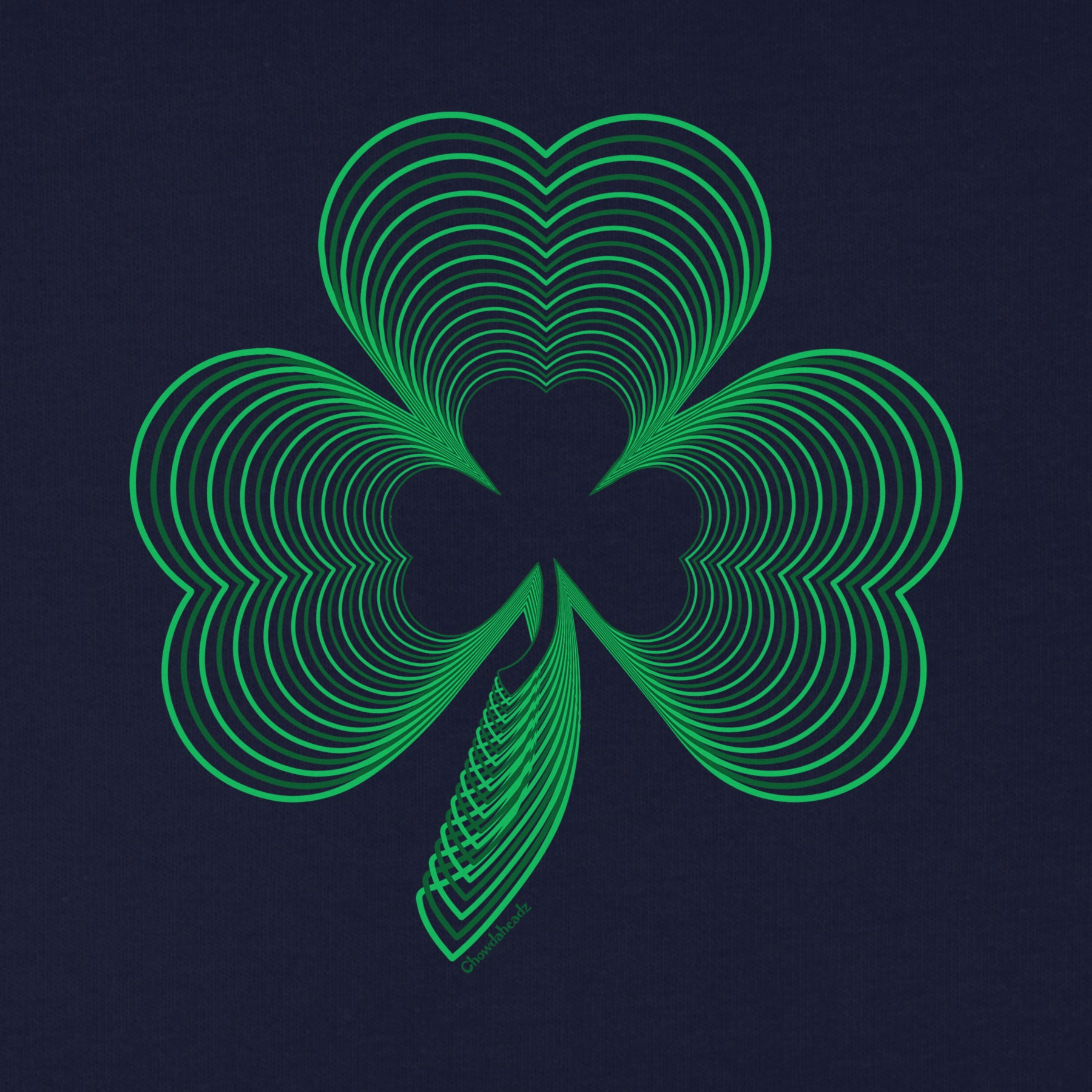 Neon Irish Shamrock Youth T-Shirt - Chowdaheadz