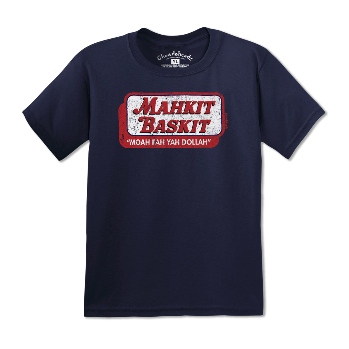 Mahkit Baskit Youth T-Shirt - Chowdaheadz