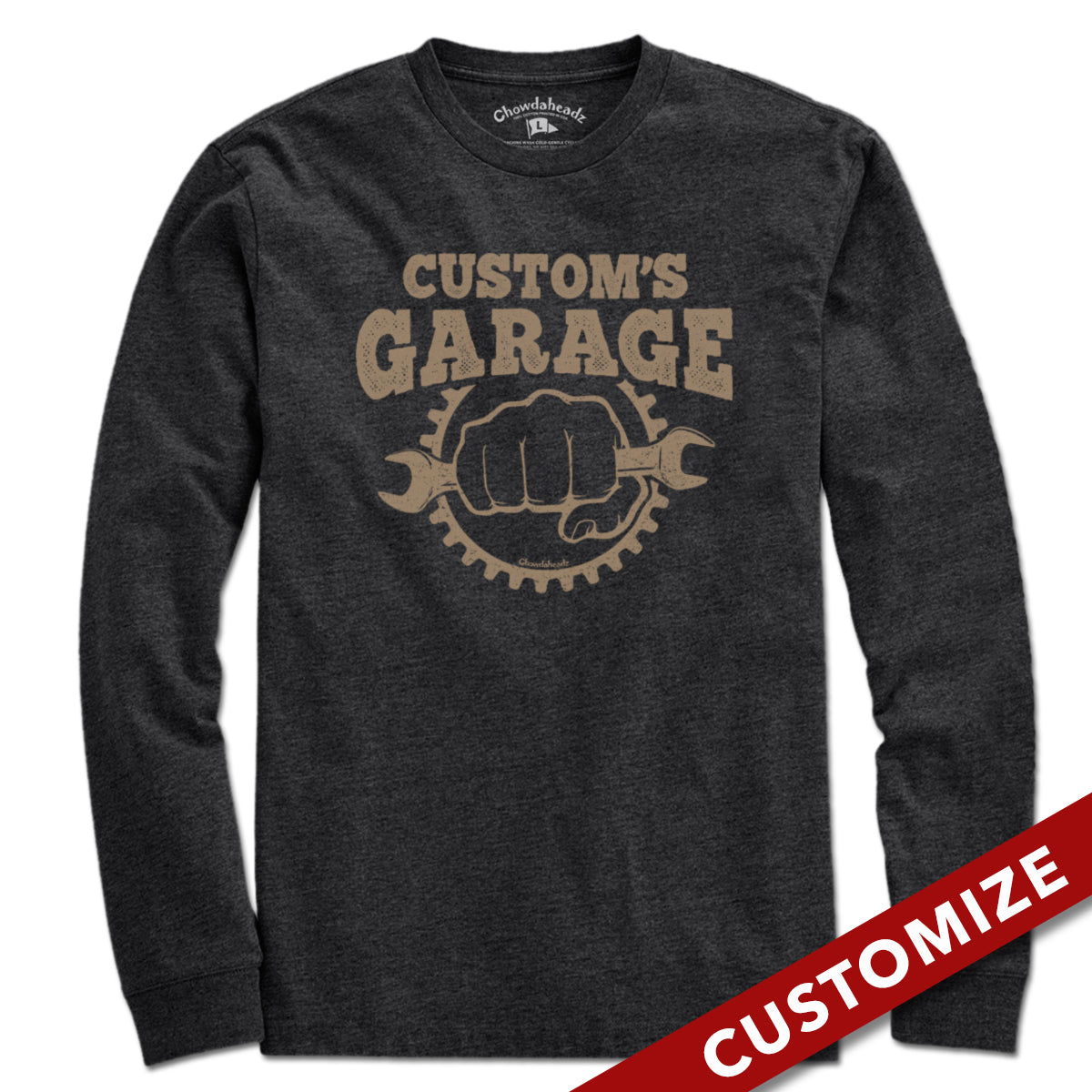 Custom Name's Garage T-Shirt - Chowdaheadz