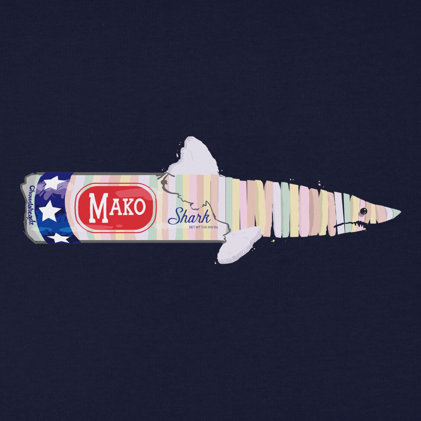 Mako Shark Youth Hoodie - Chowdaheadz