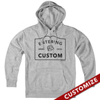 Entering "Custom" City or Town Sign Hoodie