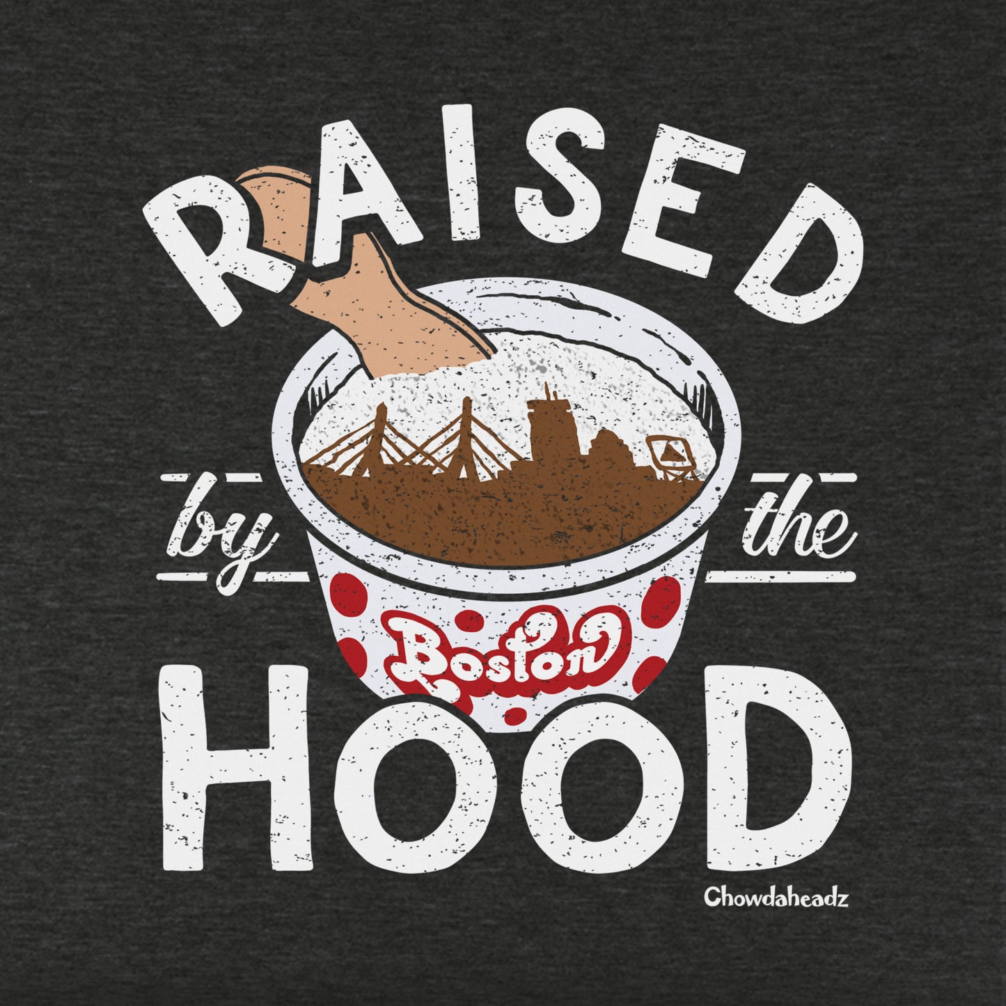 Raised by the Hood Youth T-Shirt - Chowdaheadz