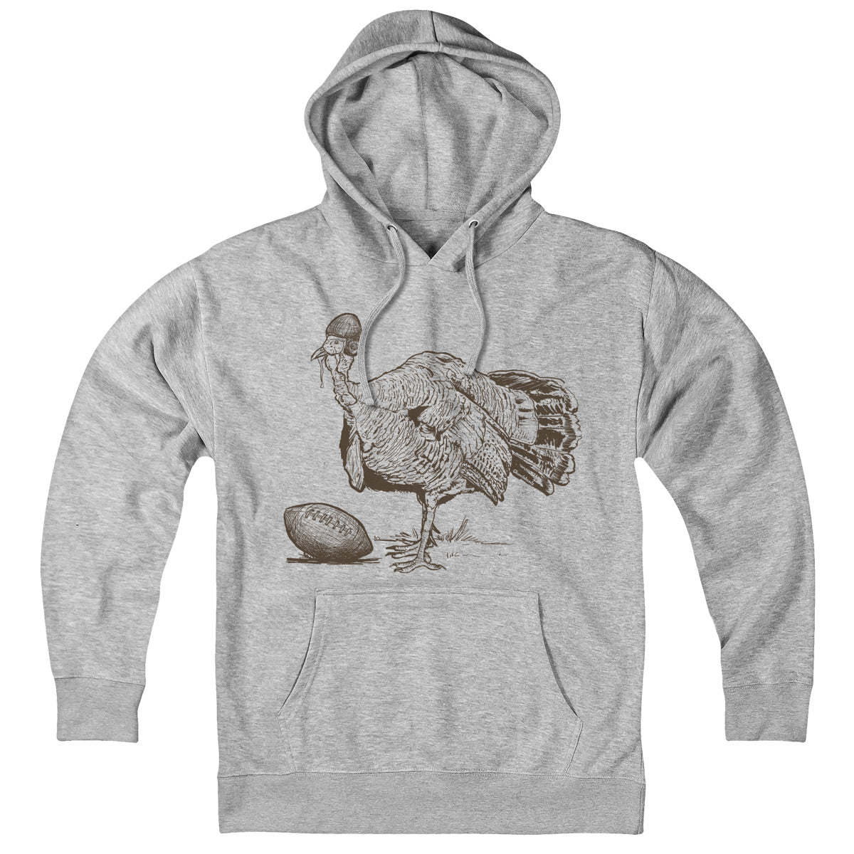 Turkey Football Hoodie - Chowdaheadz