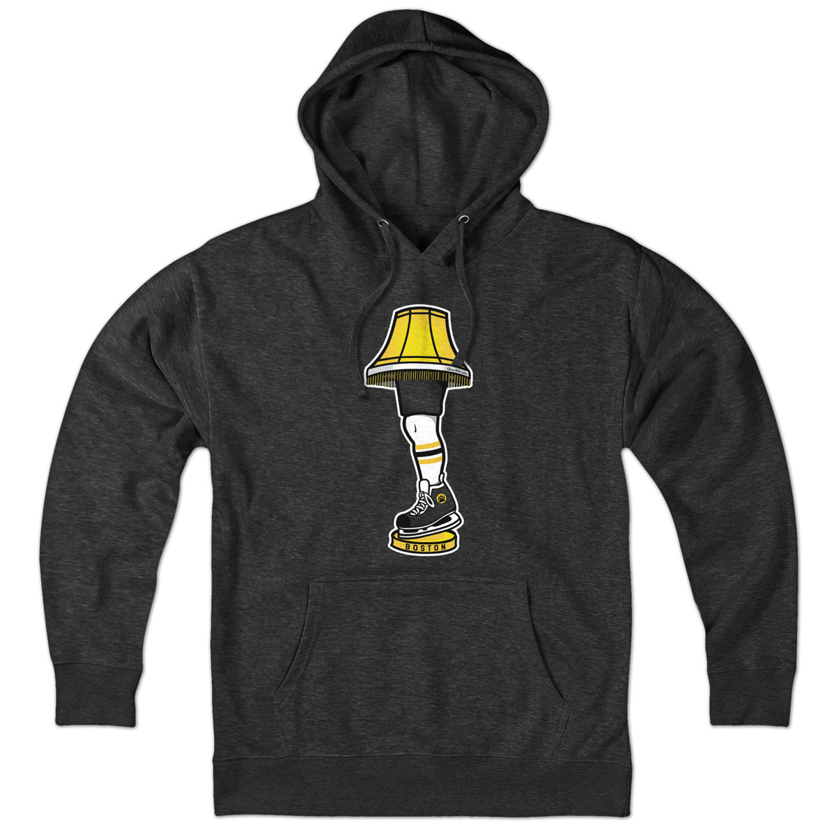 Boston Hockey Holiday Leg Lamp Hoodie - Chowdaheadz