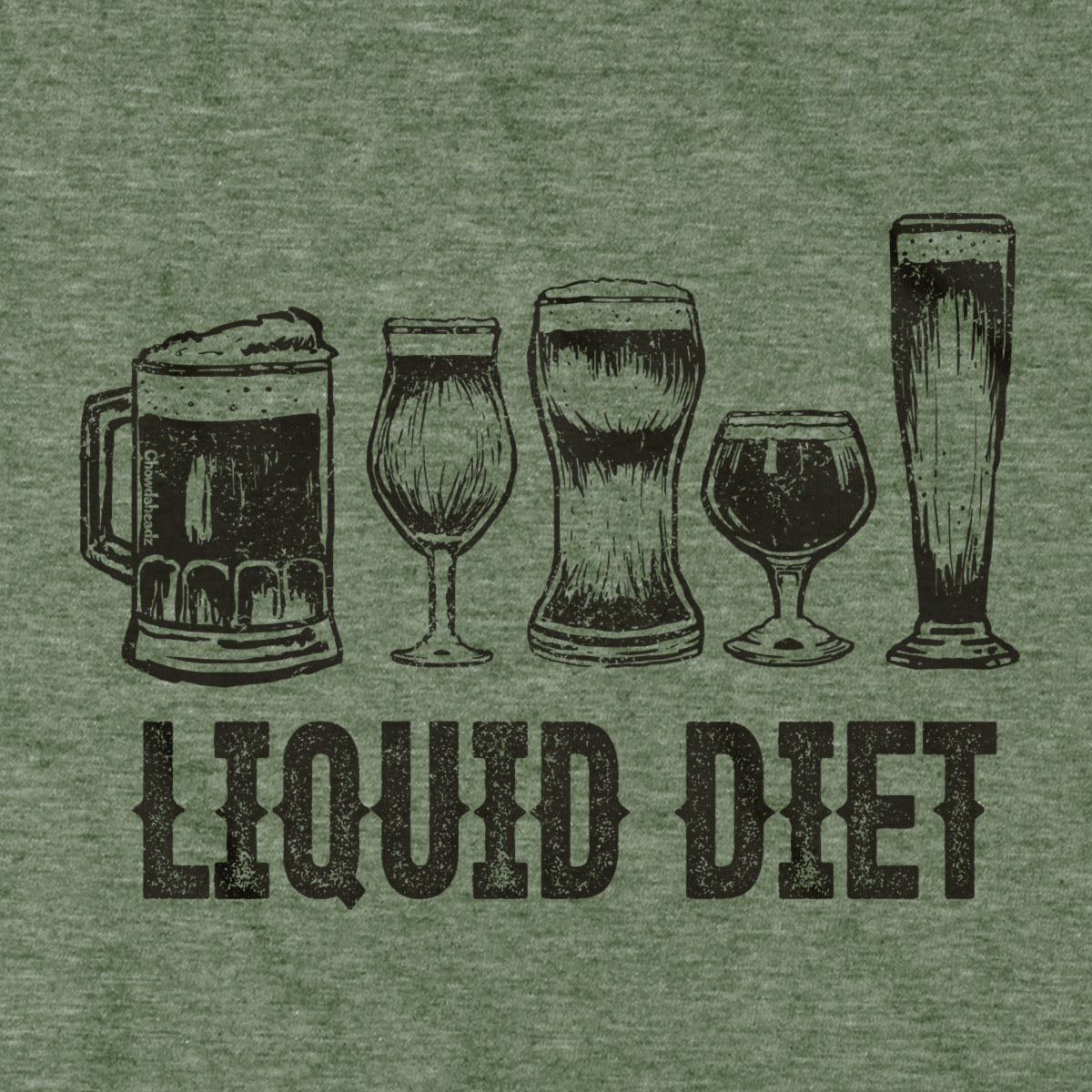 Liquid Diet T-Shirt - Chowdaheadz