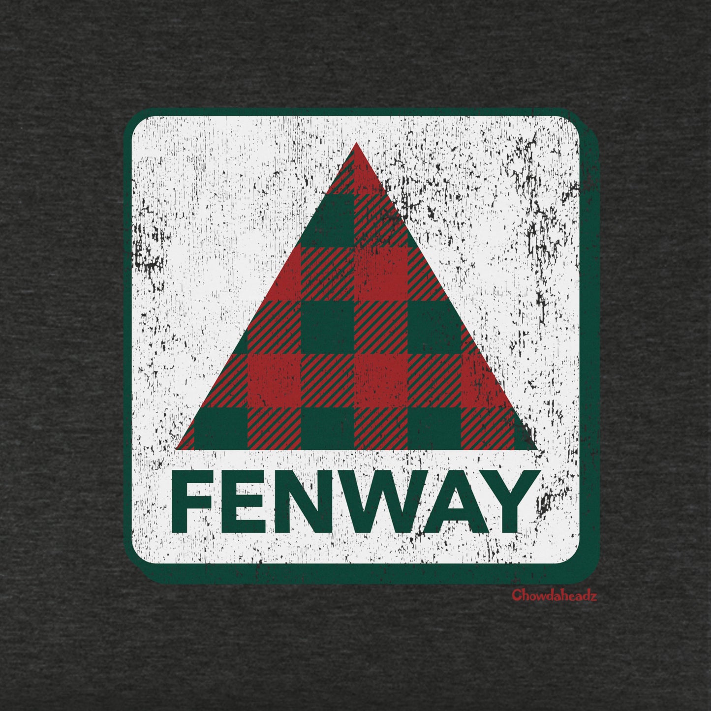 Fenway Holiday Plaid Youth T-Shirt - Chowdaheadz