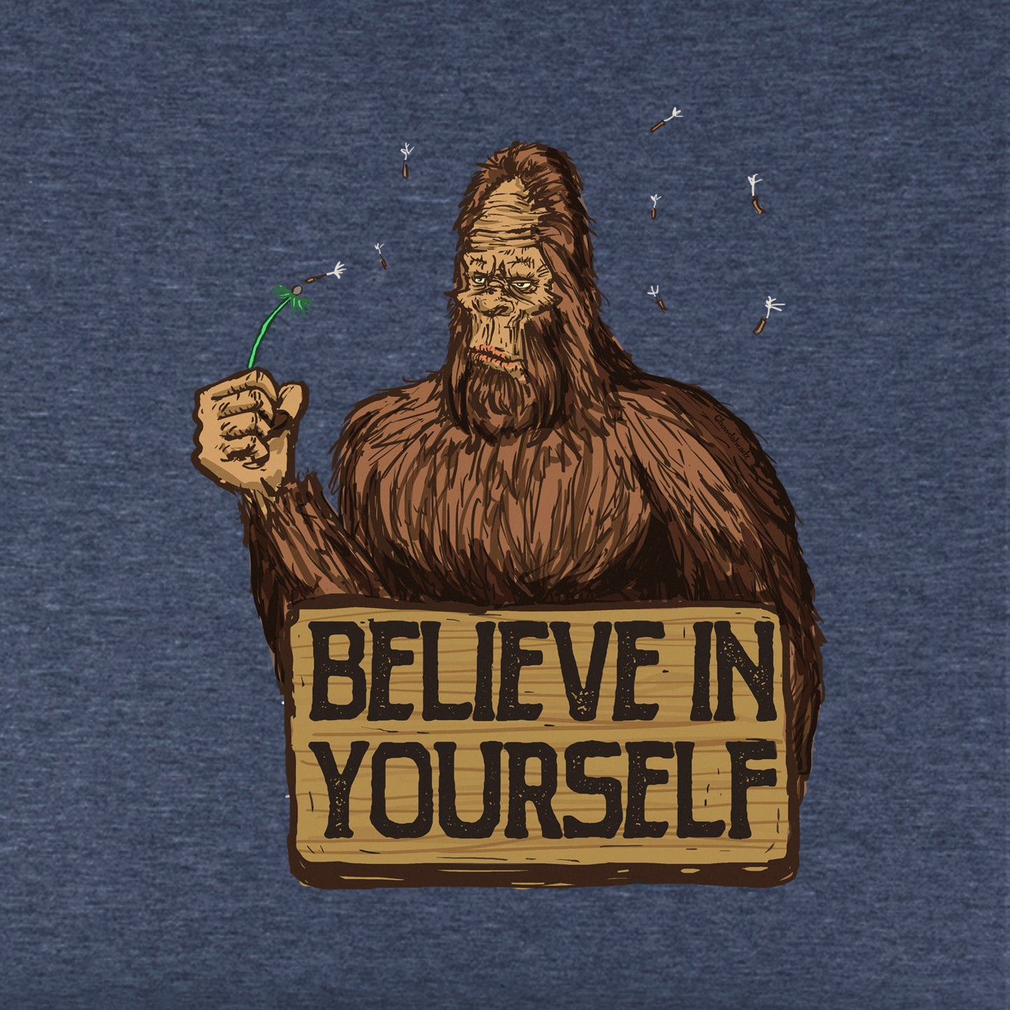 Believe in Yourself Bigfoot Youth T-Shirt - Chowdaheadz