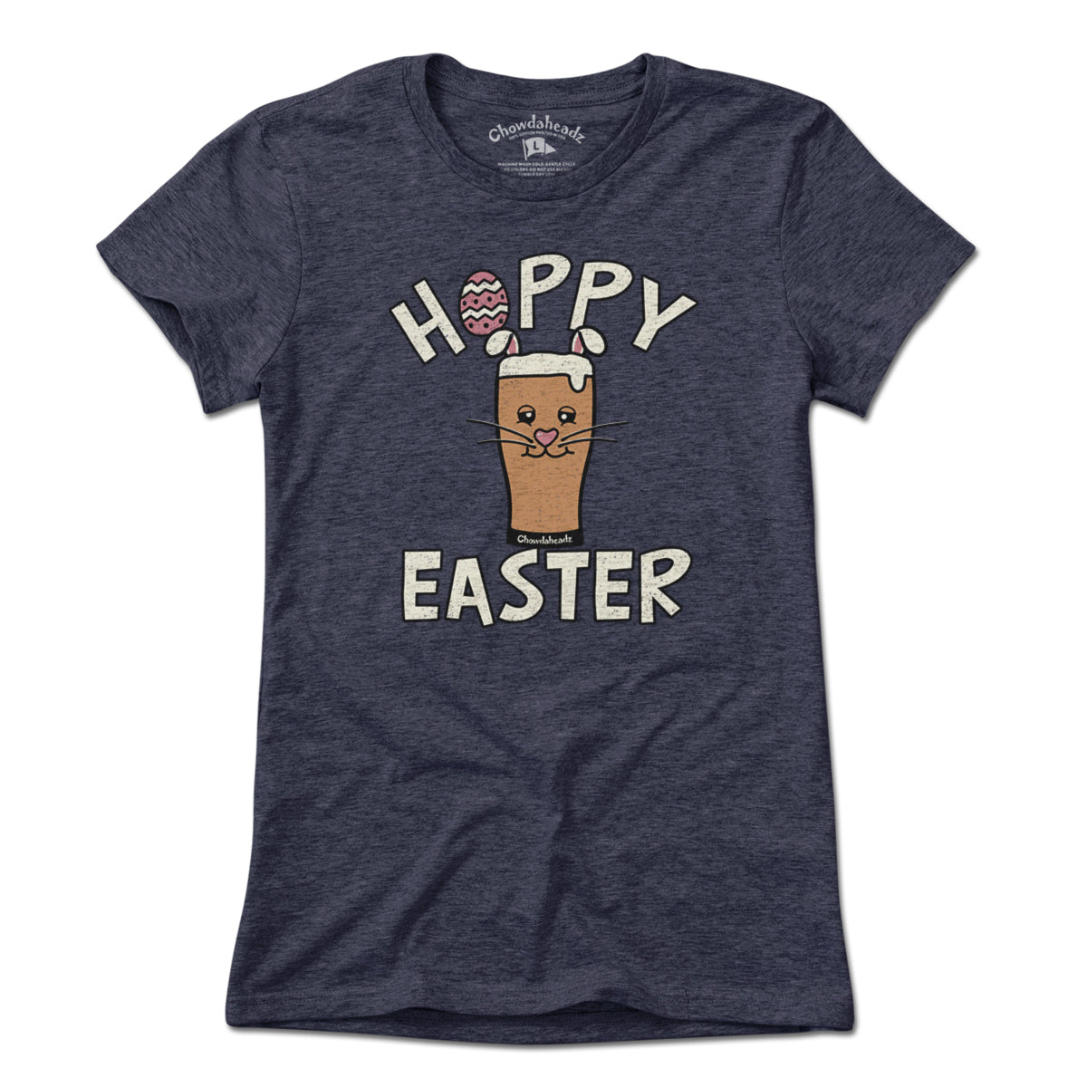 Hoppy Easter Pint Glass T-shirt - Chowdaheadz