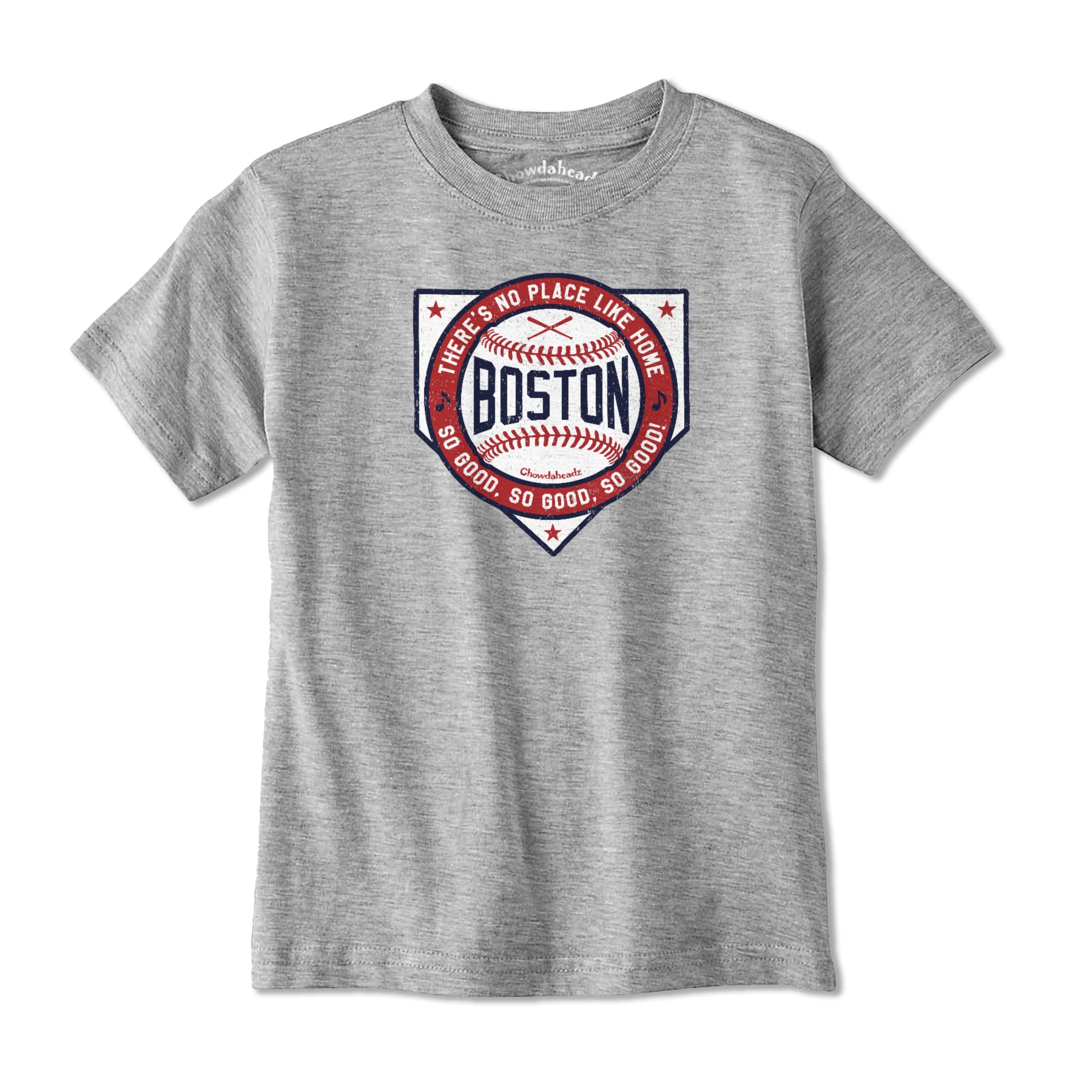 Boston There's No Place Like Home Baseball Youth T-Shirt - Chowdaheadz