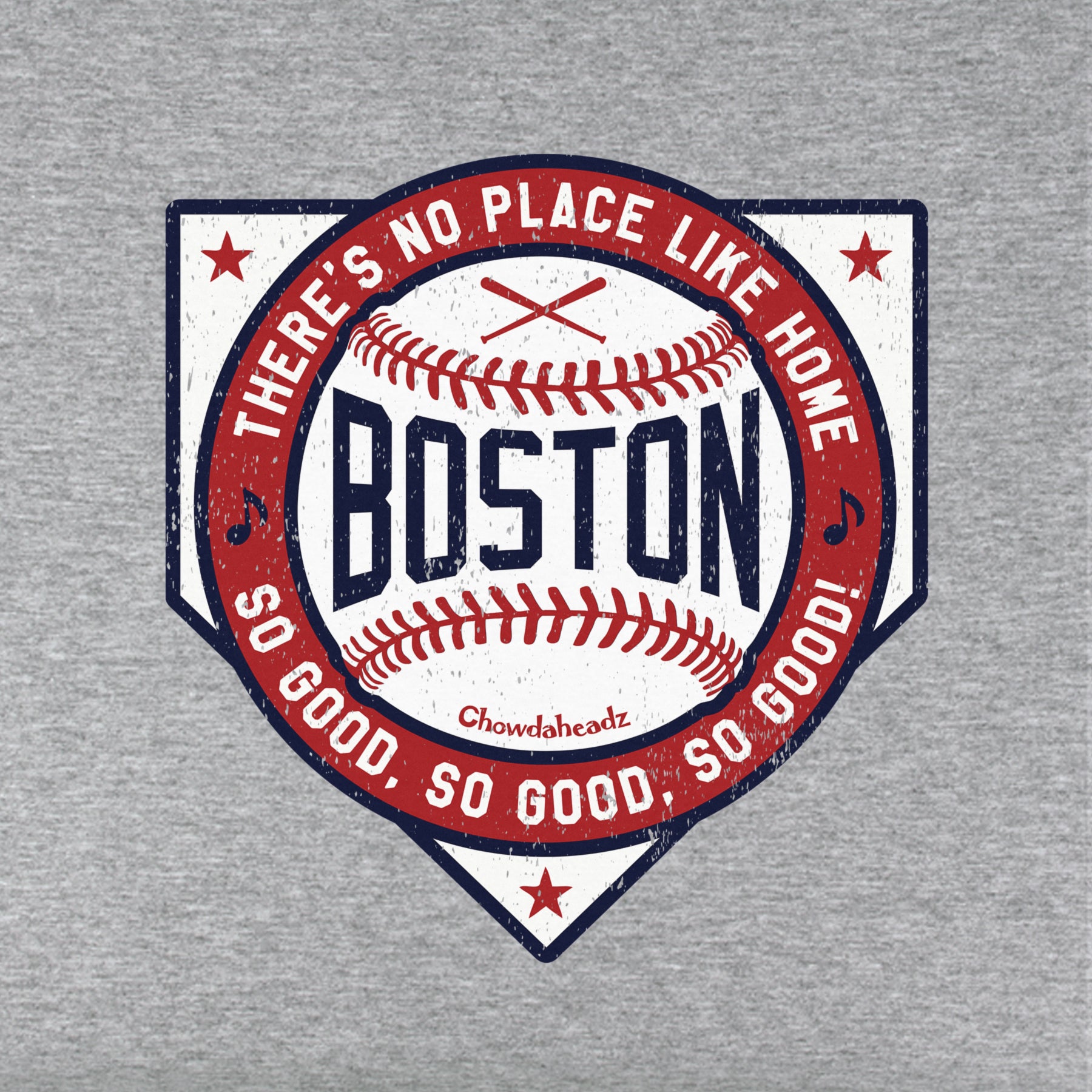 Boston There's No Place Like Home Baseball Youth Hoodie - Chowdaheadz