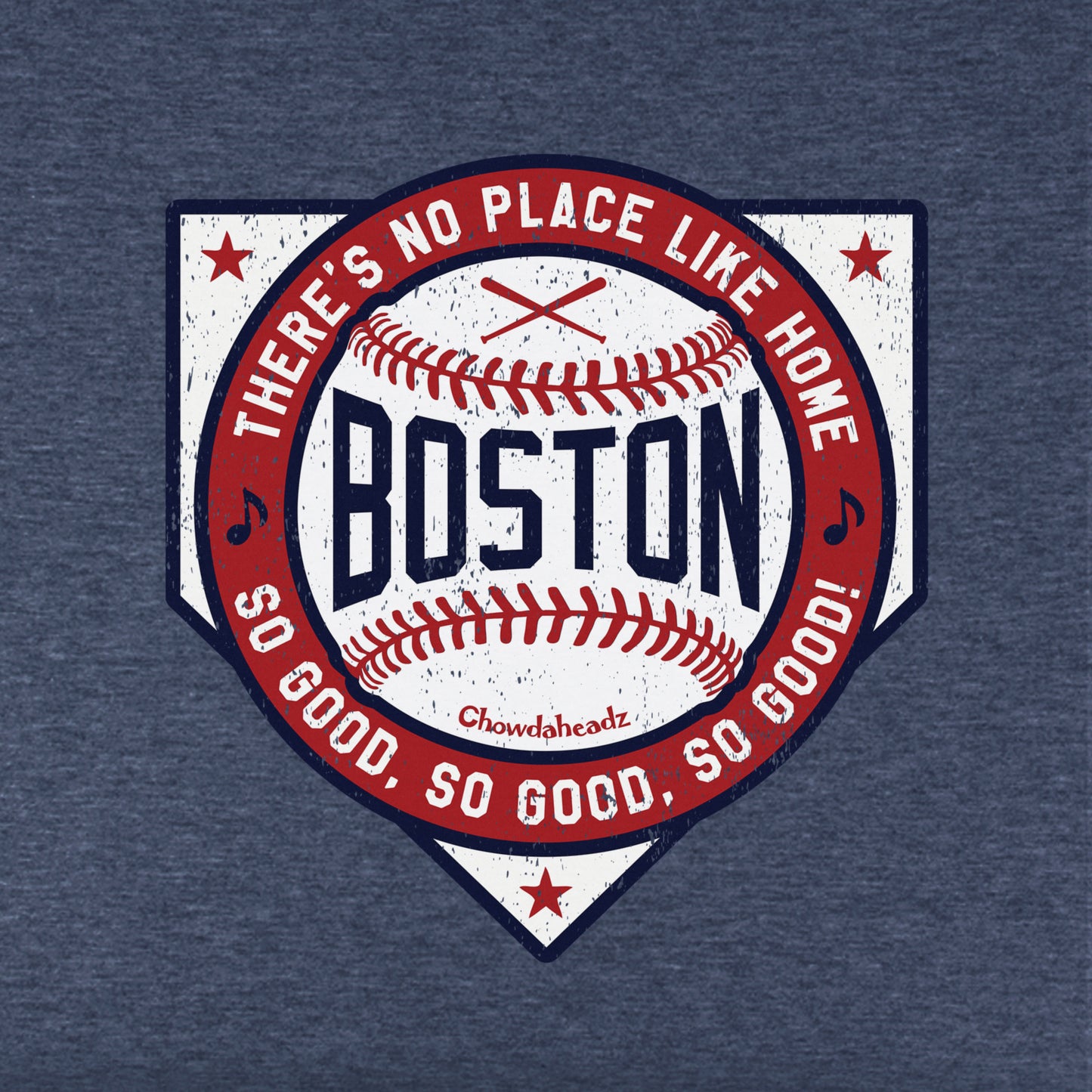 Boston There's No Place Like Home Baseball Youth Hoodie - Chowdaheadz