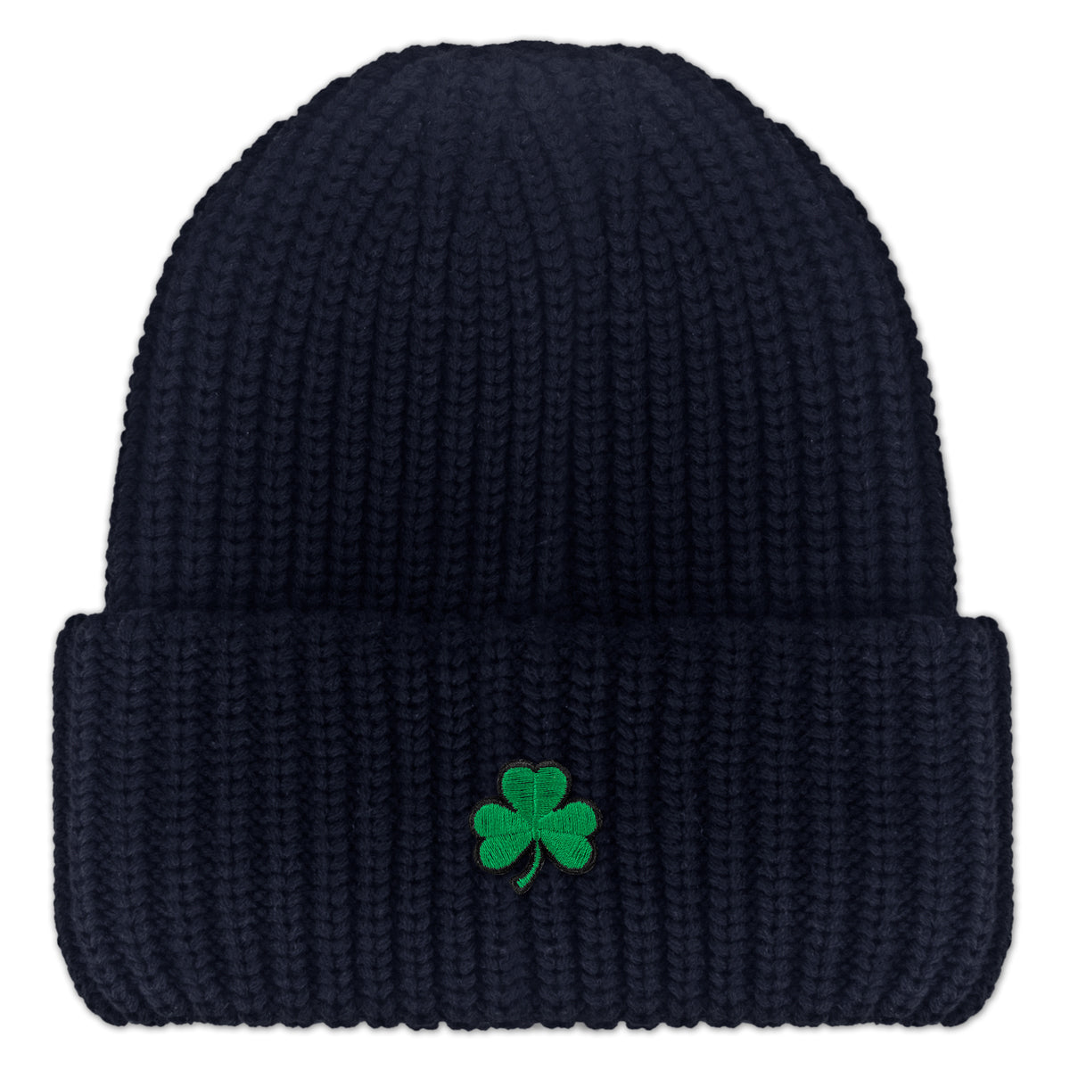 Mini Shamrock Chunky Knit Winter Hat